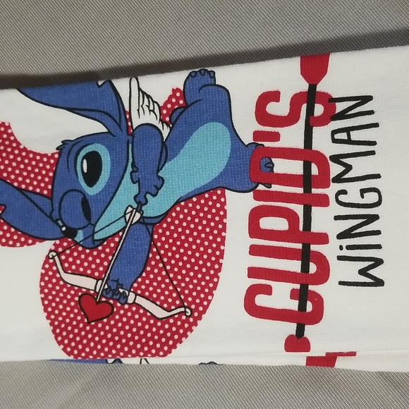 DISNEY STITCH CUPID'S  WINGMAN  KITCHEN TOWELS 2-PAK - Picture 3 of 9